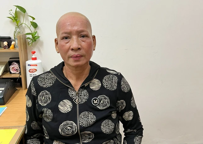 Chị Nguyễn Thị Được bị ung bướu ác tính