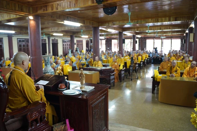 Hòa thượng Thích Bảo Nghiêm đạo từ sau lễ Tự tứ, kết thúc khóa An cư kiết hạ