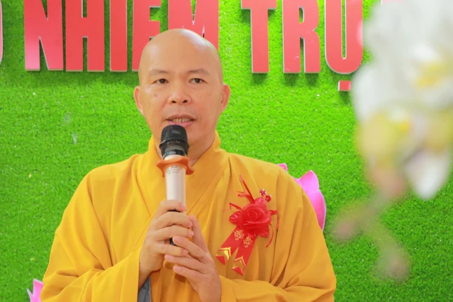 Thượng tọa Thích Trí Thường phát biểu khai mạc Thượng tọa Thích Trí Thường phát biểu khai mạc