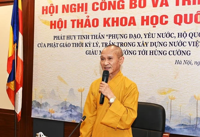 Hòa thượng Thích Thanh Điện phát biểu khai mạc hội nghị Hòa thượng Thích Thanh Điện phát biểu khai mạc hội nghị