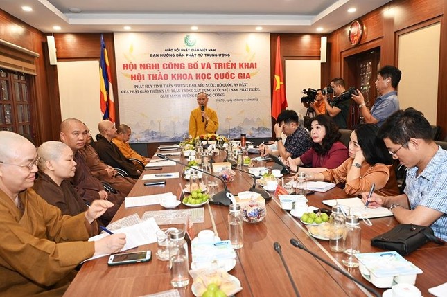 Quang cảnh hội nghị chuẩn bị cho hội thảo vào quý I - năm 2023