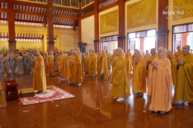 Hiện diện tham dự lễ tưởng niệm còn có chư vị giáo phẩm Ban Chứng minh, cố vấn Ban Trị sự GHPGVN TP.HCM: Trưởng lão Hòa thượng Thích Như Tín, Ủy viên Thường trực Hội đồng Chứng minh; Trưởng lão Hòa thượng Thích Tịnh Hạnh, Hòa thượng Thích Huệ Văn - đồng Thành viên Hội đồng Chứng minh... Hiện diện tham dự lễ tưởng niệm còn có chư vị giáo phẩm Ban Chứng minh, cố vấn Ban Trị sự GHPGVN TP.HCM: Trưởng lão Hòa thượng Thích Như Tín, Ủy viên Thường trực Hội đồng Chứng minh; Trưởng lão Hòa thượng Thích Tịnh Hạnh, Hòa thượng Thích Huệ Văn - đồng Thành viên Hội đồng Chứng minh...