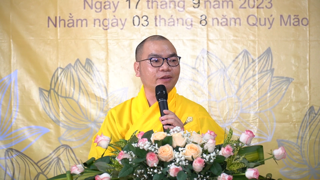 Đại đức Thích Giác Hạnh thuyết giảng đề tài “Khổ diệt thánh đế”