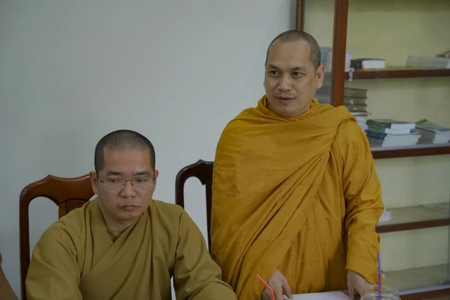 Chư tôn đức Tăng Ni tham dự đã trình bày những thuận lợi và khó khăn trong thực tế quản lý