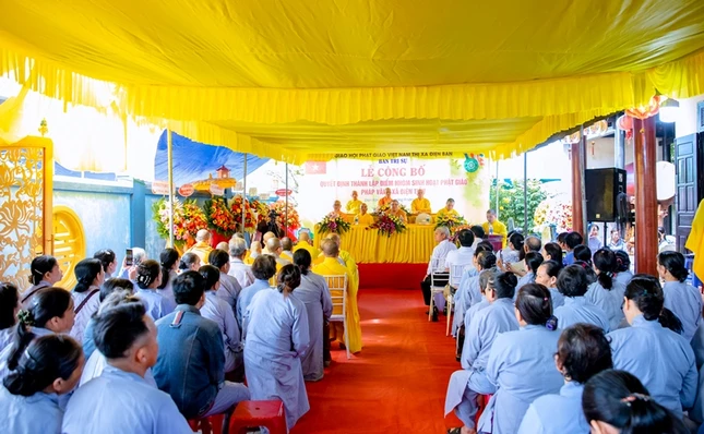 Quang cảnh buổi lễ