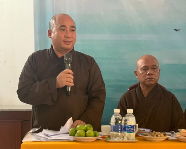 Đại đức Thích Trí Thuận triển khai Hiến chương GHPGVN