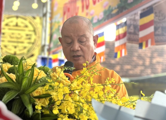 Hòa thượng Thích Chúc Thọ phát biểu khai mạc