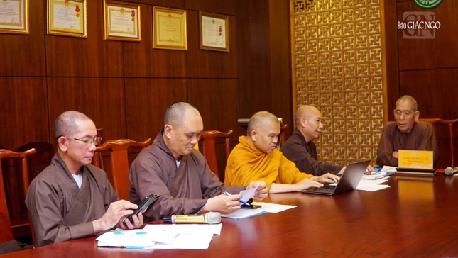 Chư tôn đức đã thảo luận, thống nhất nhiều hoạt động của ban Chư tôn đức đã thảo luận, thống nhất nhiều hoạt động của ban