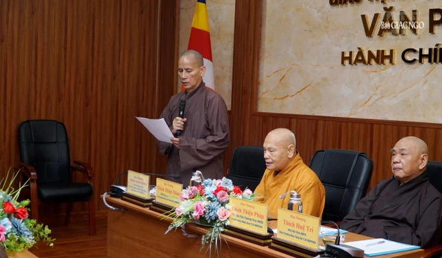 Hòa thượng Thích Thiện Thống gợi ý các giải pháp giải quyết khó khăn còn tồn đọng tại các địa phương