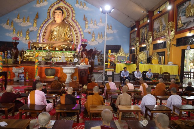 Hòa thượng Thích Bửu Chánh thông tin đôi nét về trường hạ