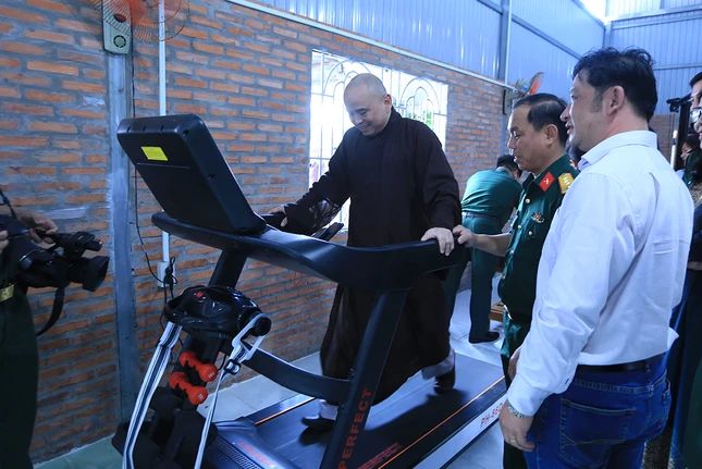 Công trình thể thao phục vụ học sinh nội trú tại chùa Long Thạnh