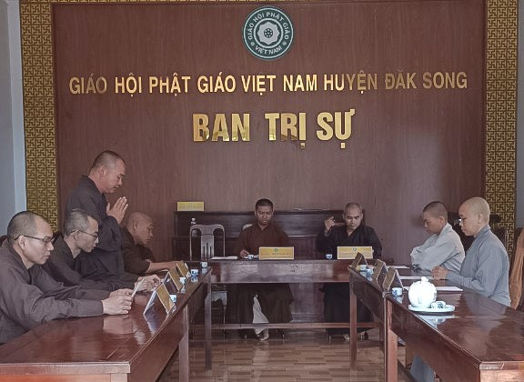 Thường trực Ban Trị sự H.Đắk Song họp triển khai hoạt động Phật sự Thường trực Ban Trị sự H.Đắk Song họp triển khai hoạt động Phật sự