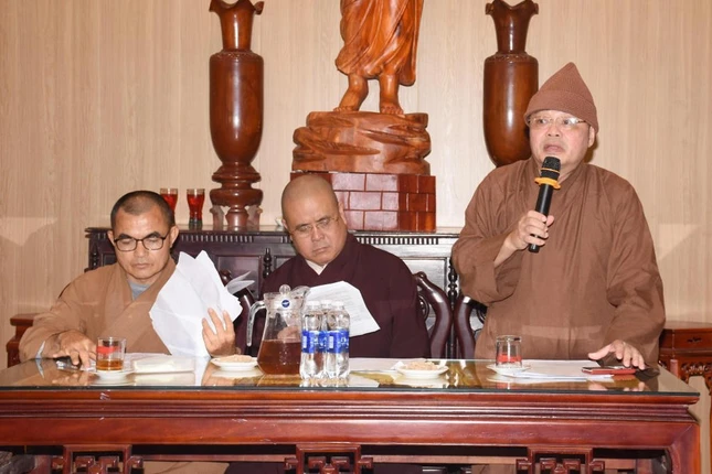 Buổi họp góp ý cho chương trình hoạt động Phật sự từ đây đến cuối năm 2023