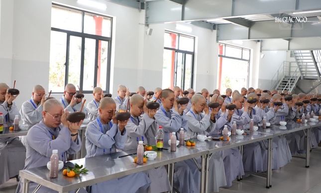 Tại trai đường chùa Thanh Tâm