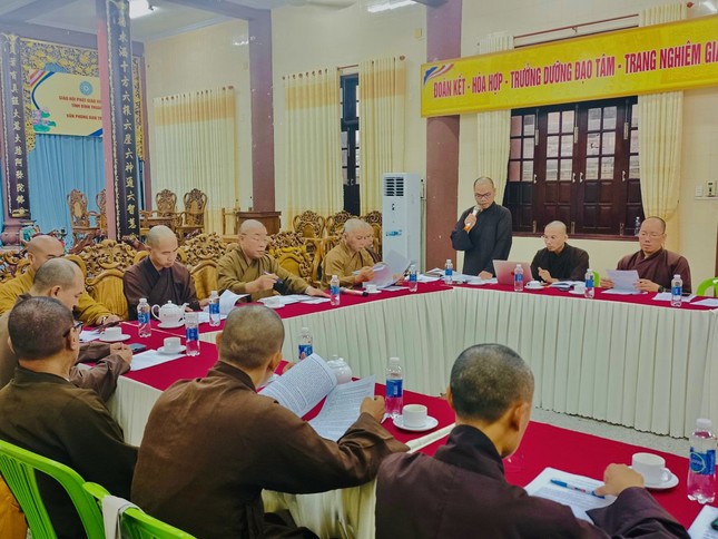 Buổi họp thống nhất các hoạt động Phật sự cuối năm Buổi họp thống nhất các hoạt động Phật sự cuối năm