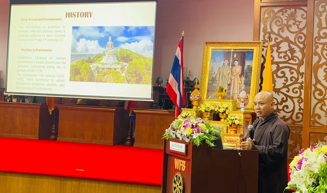 Đại đức Thích An Đạt trình bày về vai trò của Giáo hội Phật giáo Việt Nam từ lịch sử hình thành, giai đoạn phát triển Đại đức Thích An Đạt trình bày về vai trò của Giáo hội Phật giáo Việt Nam từ lịch sử hình thành, giai đoạn phát triển