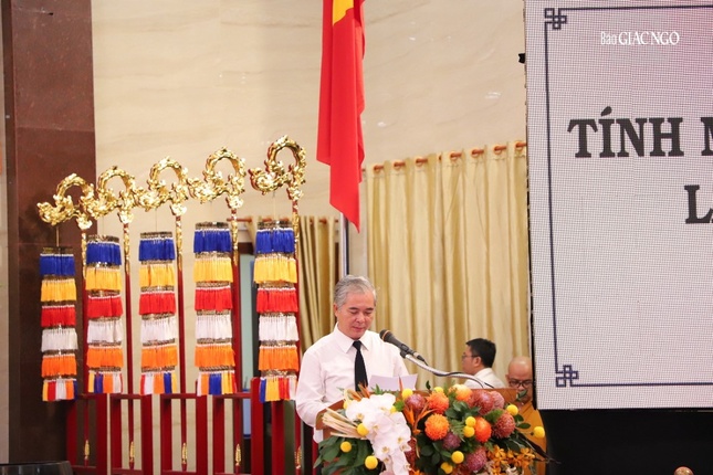 Phó Chủ tịch UBND TP.HCM Ngô Minh Châu phát biểu tại buổi lễ