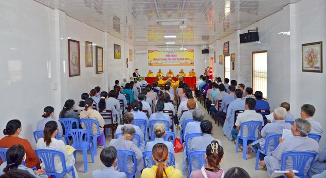 Quang cảnh hội nghị tổng kết của GHPGVN H.Phong Điền