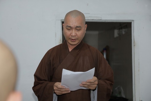 Đại đức Thích Pháp Quang trình báo cáo Phật sự năm 2023 Đại đức Thích Pháp Quang trình báo cáo Phật sự năm 2023