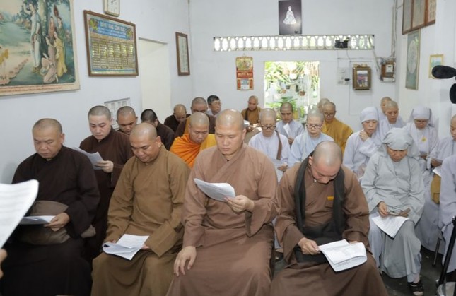 Tăng Ni GHPGVN TP.Phan Rang - Tháp Chàm dự hội nghị Tăng Ni GHPGVN TP.Phan Rang - Tháp Chàm dự hội nghị