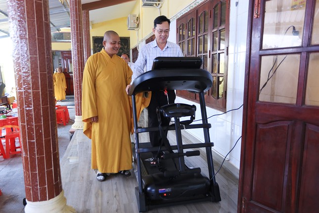 Công trình thể dục thể thao, rèn luyện sức khỏe của bà con Phật tử và nhân dân ở xung quanh chùa Giác Hoa