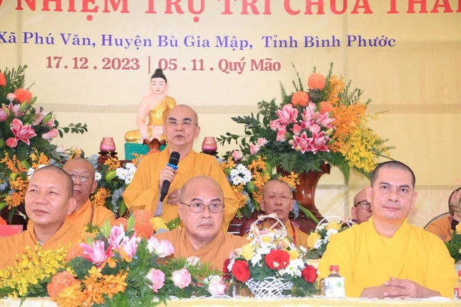 Thượng tọa Thích Tỉnh Cường đạo từ