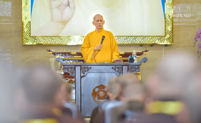 Hòa thượng Thích Thiện Thống nêu duyên khởi của Quy chế Ban Tăng sự T.Ư và 6 mục tiêu hướng đến của T.Ư GHPGVN