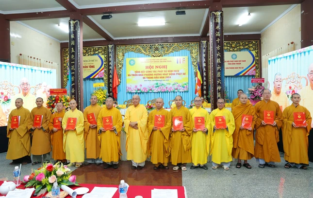 Giảng sư đoàn thuộc Ban Hoằng pháp GHPGVN tỉnh Bình Thuận nhiệm kỳ 2022-2027 gồm 23 thành viên