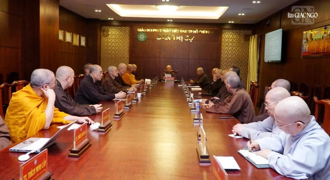 Buổi họp Ban Thường trực TP.HCM vào sáng nay, 8-1