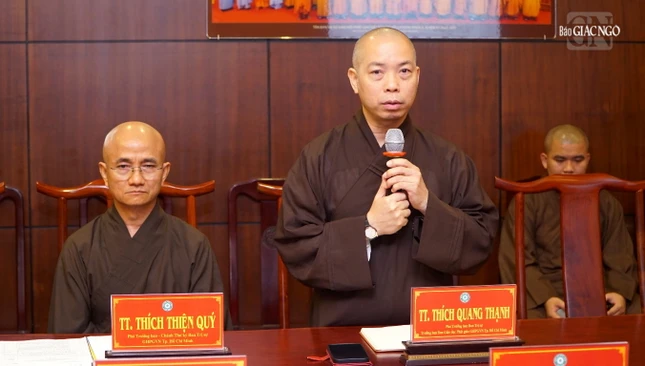 Thượng tọa Thích Quang Thạnh, Phó ban Trị sự kiêm Trưởng ban Giáo dục Phật giáo