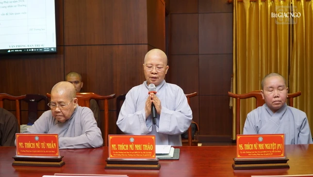 Ni trưởng Thích nữ Như Thảo, Phó Thường trực Phân ban Ni giới TP.HCM