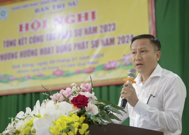 Ông Lê Trung Trường Vũ phát biểu tại hội nghị