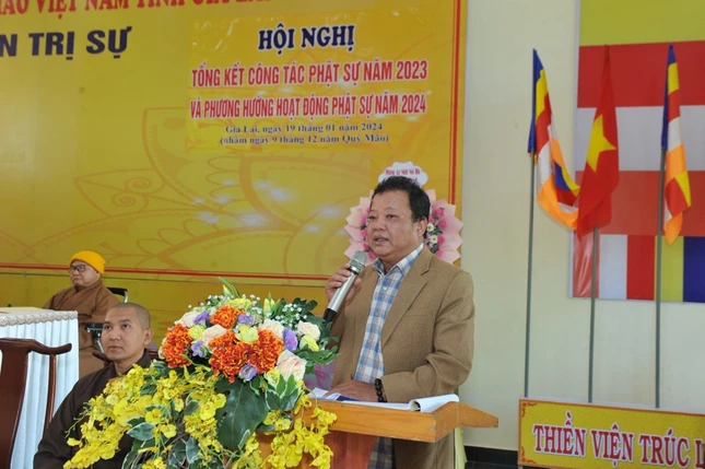 Ông Hồ Hải Tần phát biểu tại hội nghị