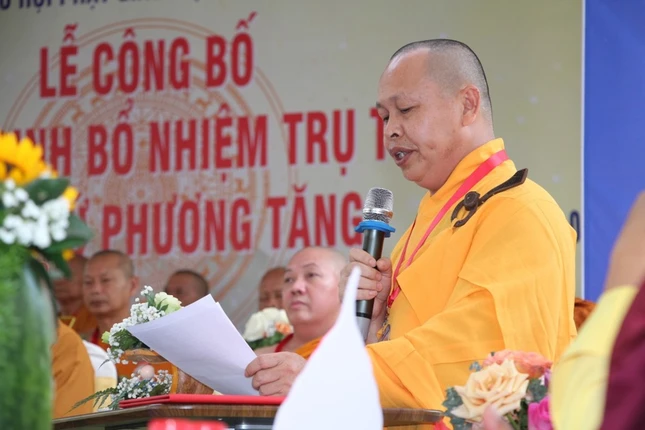 Đại đức Thích Nguyên Tú phát biểu khai mạc