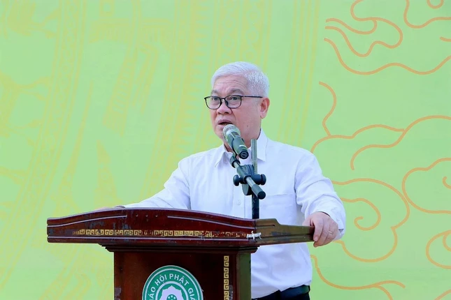 Ông Nguyễn Văn Lợi đã biểu dương việc tổ chức phiên chợ 0 đồng