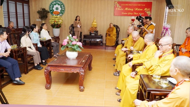 Buổi tiếp thân mật tại Văn phòng II T.Ư - thiền viện Quảng Đức