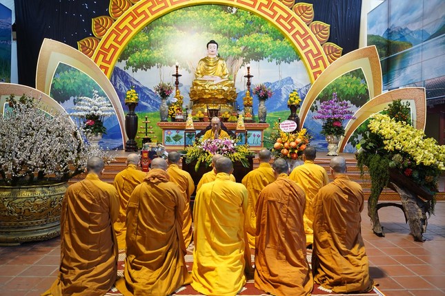 Khánh tuế Hòa thượng Thích Bảo Nghiêm theo truyền thống "mồng 3 Tết thầy"