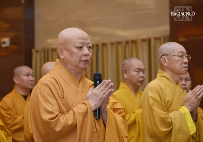 Hòa thượng Thích Lệ Trang tác bạch khánh tuế