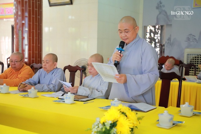 Ni sư Thích nữ Chúc Tường, Phó Phân ban triển khai các nội dung buổi họp