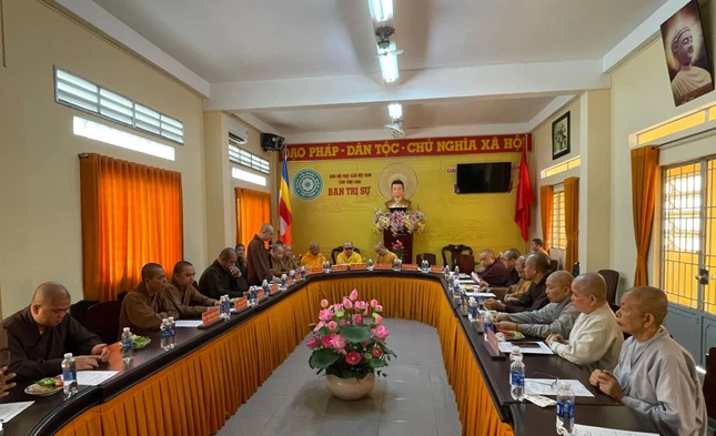 Buổi họp thảo luận nhiều nội dung Phật sự của Giáo hội tỉnh