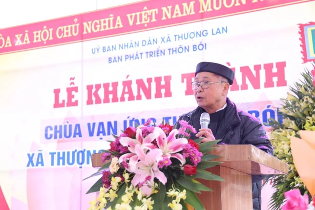 Ông Đỗ Văn Phan phát biểu khai mạc