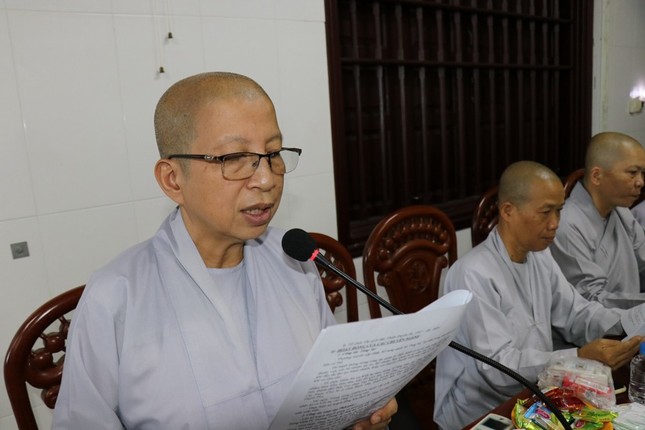 Ni sư Thích nữ Như Nguyệt trình dự thảo phương hương Phật sự Quý II