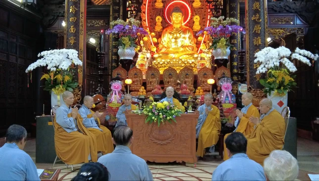 Ni trưởng trụ trì chùa Pháp Võ thuyết giảng chủ đề “Niềm tin của Phật tử đạo Phật”