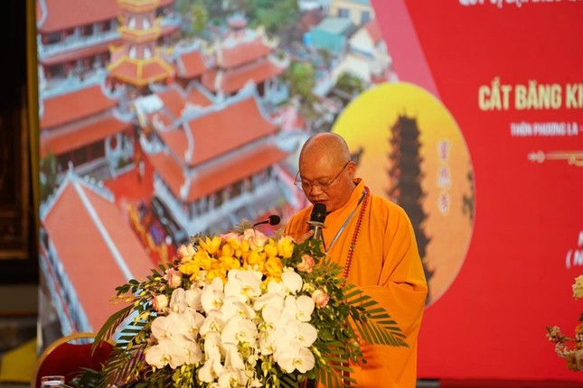 Thượng tọa Thích Thanh Vượng phát biểu khai mạc Thượng tọa Thích Thanh Vượng phát biểu khai mạc