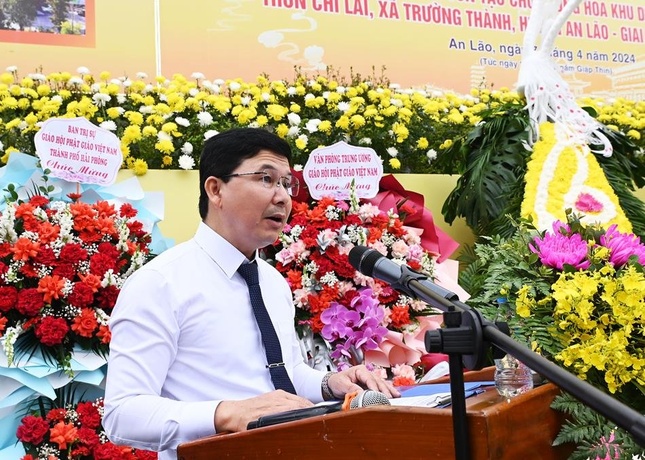 Ông Nguyễn Duy Miện phát biểu khai mạc