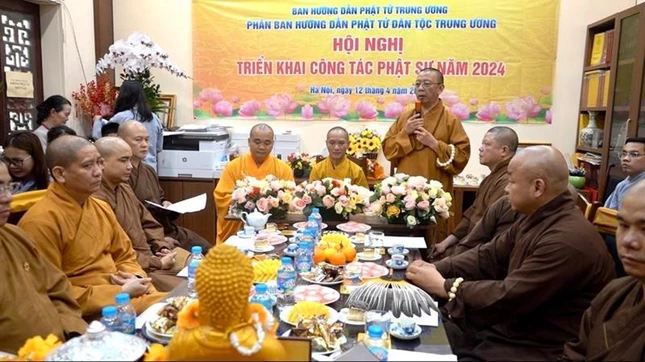 Thượng tọa Thích Quảng Tuấn phát biểu đúc kết