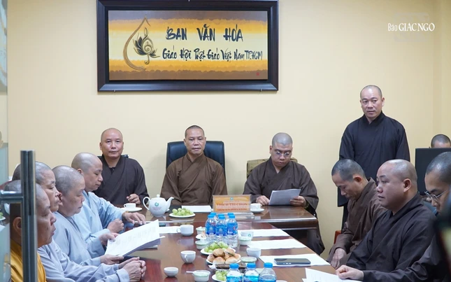 Thường trực Ban Văn hóa triển khai các hoạt động đóng góp cho Tuần lễ Phật đản của Giáo hội TP.HCM