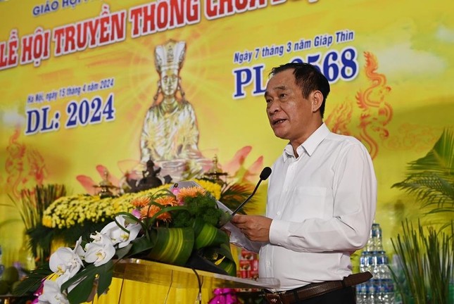 Ông Nguyễn Ngọc Anh, Trưởng ban Tổ chức phát biểu khai mạc