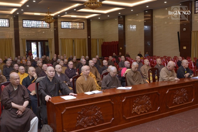 Chư tôn đức Ban Trị sự TP.HCM, TP.Thủ Đức, 21 quận huyện tham dự