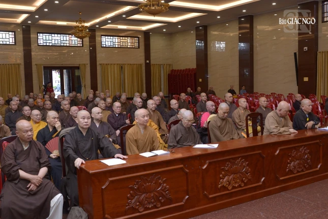 Chư tôn đức Ban Trị sự TP.HCM, TP.Thủ Đức, 21 quận huyện tham dự